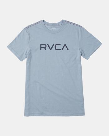Deja Blue Rvca Big RVCA Tee Men's Short Sleeve | XUSGW51368