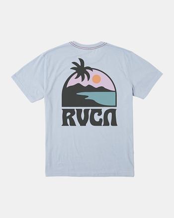 Deja Blue Rvca Sundowner Boys' Tanks | USIIZ31867