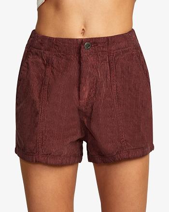 Espresso Rvca Daylight Corduroy Women's Skirts | USNEJ13067