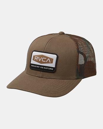 Fatigue Rvca Mission Trucker Men's Hats | SUSNY21852