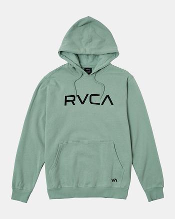 Green Haze Rvca Big RVCA Pullover Men's Hoodie | USEAH19951