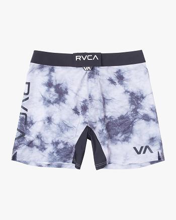 Ink Blot Rvca Fight Scrapper Elastic 15 Men's Shorts | USQAV73778