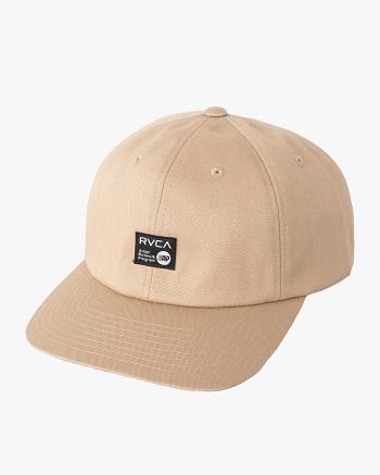 Khaki Rvca ANP Daily Claspback Men's Hats | USJBT75888