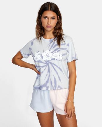 Multi Rvca Aloha Graphic Women's T shirt | USQAV85171