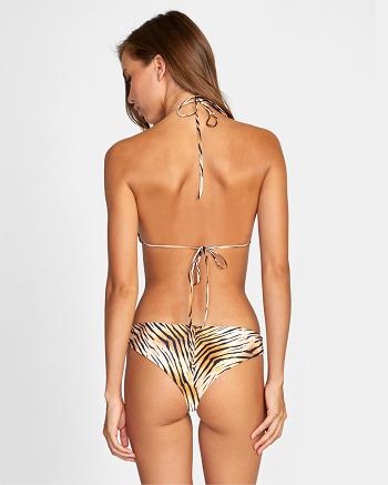 Multi Rvca Tigher Cheeky Women's Bikini Bottoms | XUSGW75563