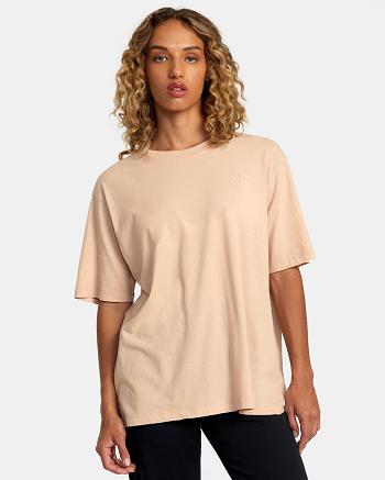 Nude Rvca PTC Anyday Women's T shirt | USNZX56683