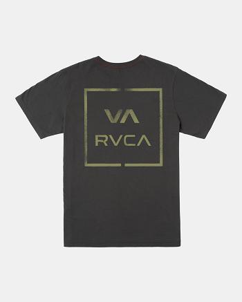 Pirate Black Rvca VA All The Way Boys' Tanks | FUSHY46188