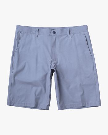 Slate Rvca Daggers Hybrid Chino 18 Men's Shorts | LUSSX26896