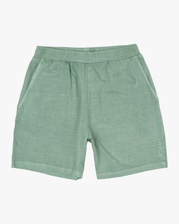 Spinach Rvca PTC Elastic 18 Men's Shorts | GUSEC88466